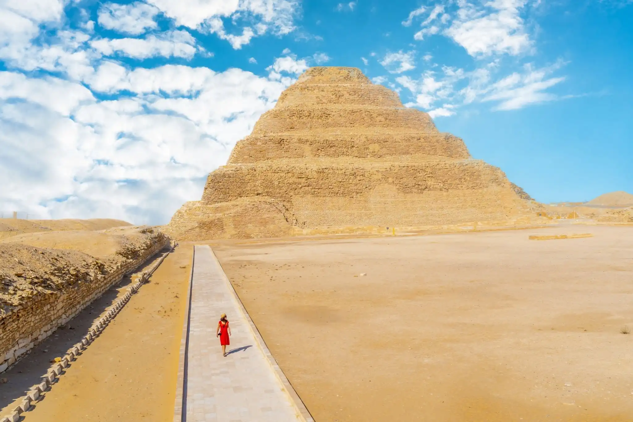 Day Tour To Giza Pyramids Memphis City Dahshur and Saqqara Pyramids